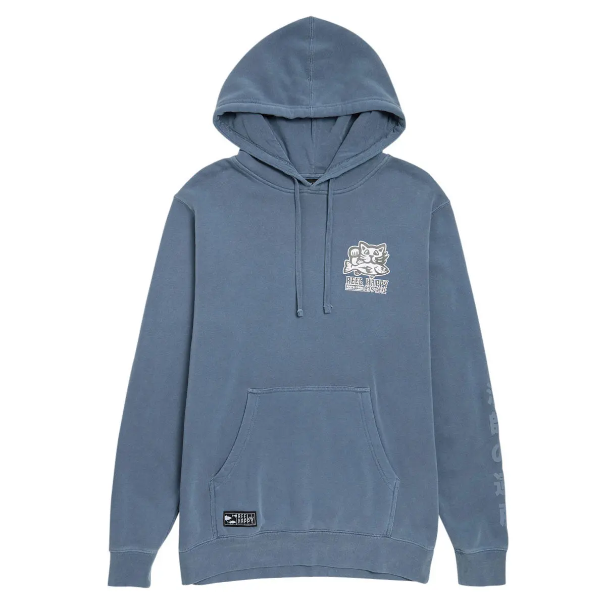 Reel Happy Masu Hoodie - Pigment Slate 1