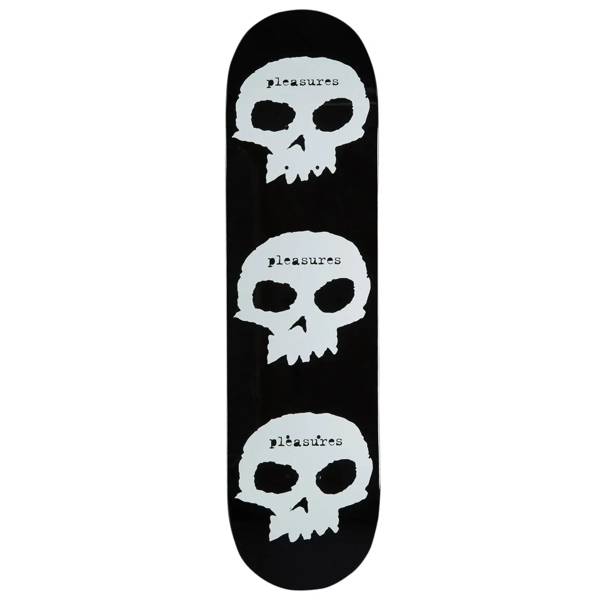 Zero X Pleasures Skulls Skateboard Deck - 8.25" 1