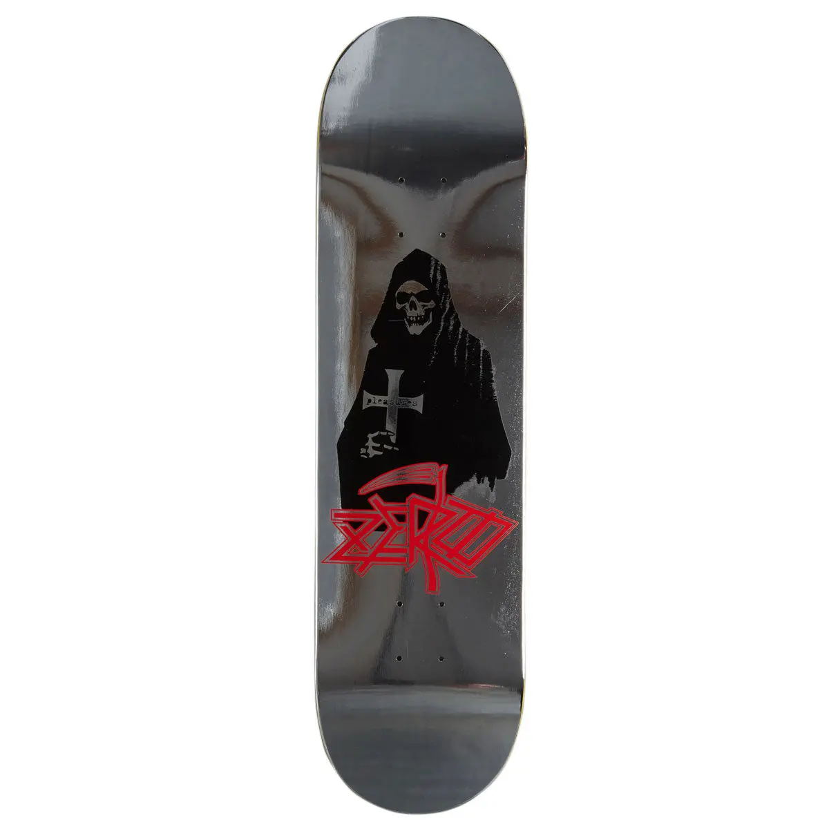 Zero X Pleasures Death Skateboard Deck - 8.25" 1