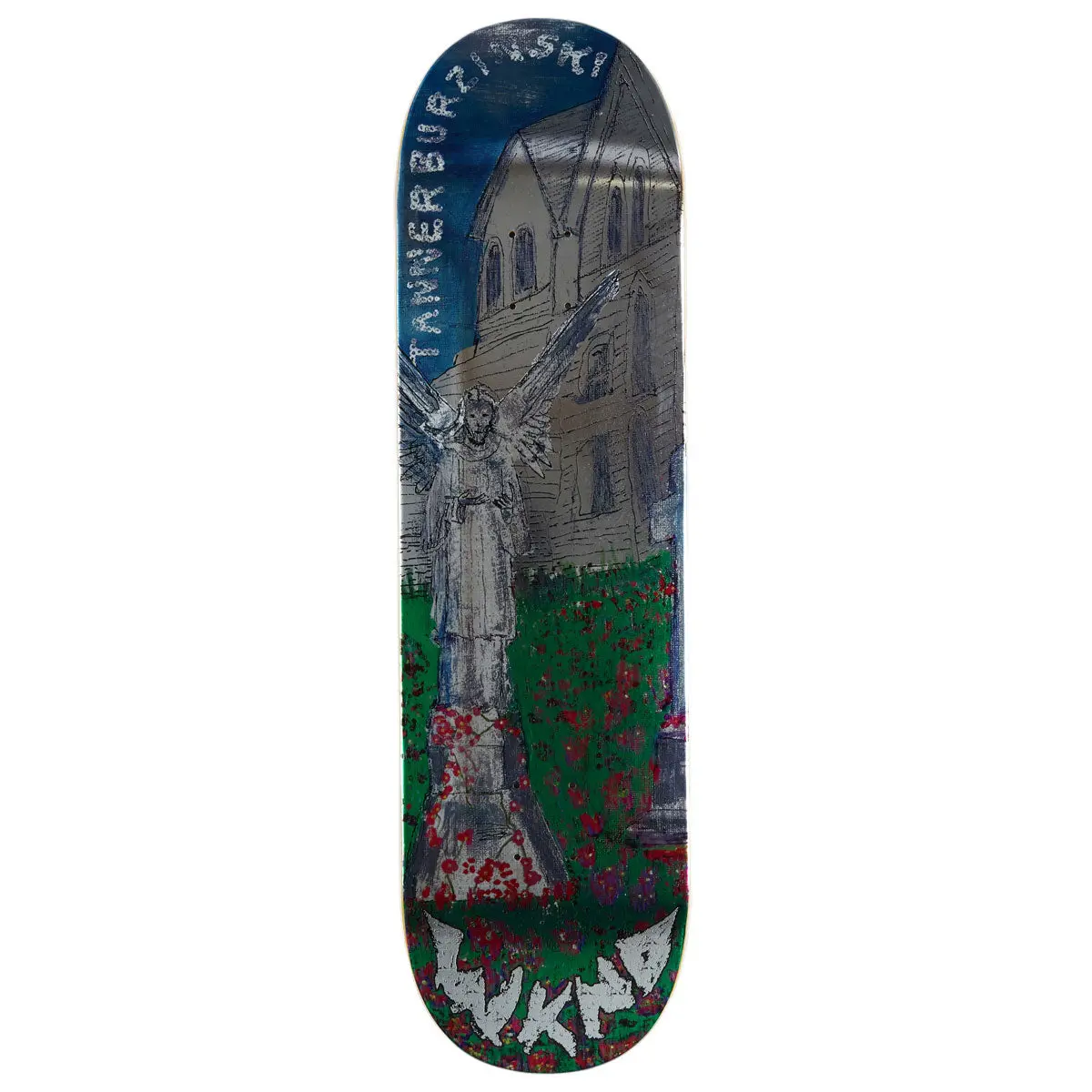 Wknd Memento Mori Tanner Burzinski Mc Skateboard Deck - Multi - 8.58" 1