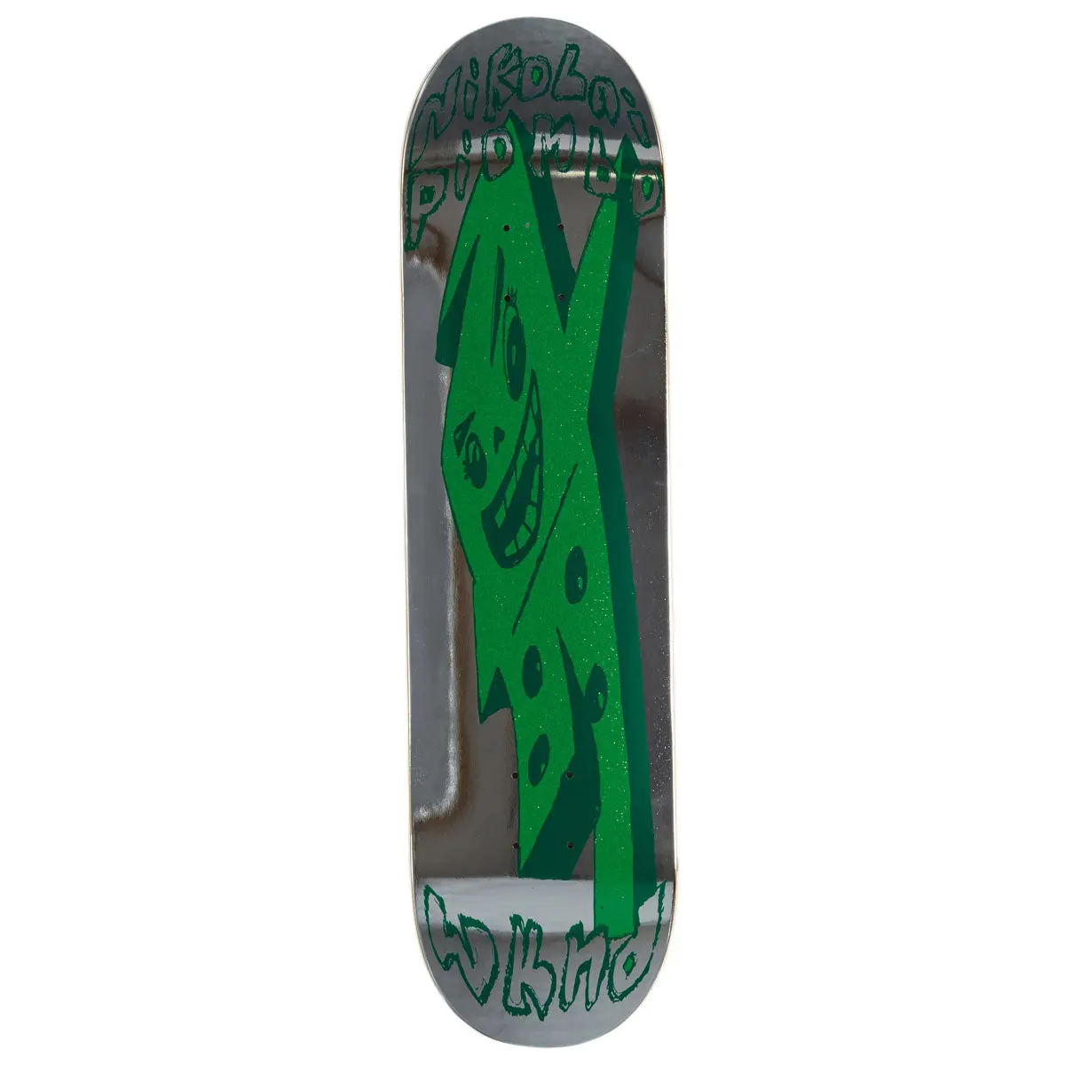 Wknd Domino Nikolai Piombo Mc Skateboard Deck - Silver - 8.00" 1