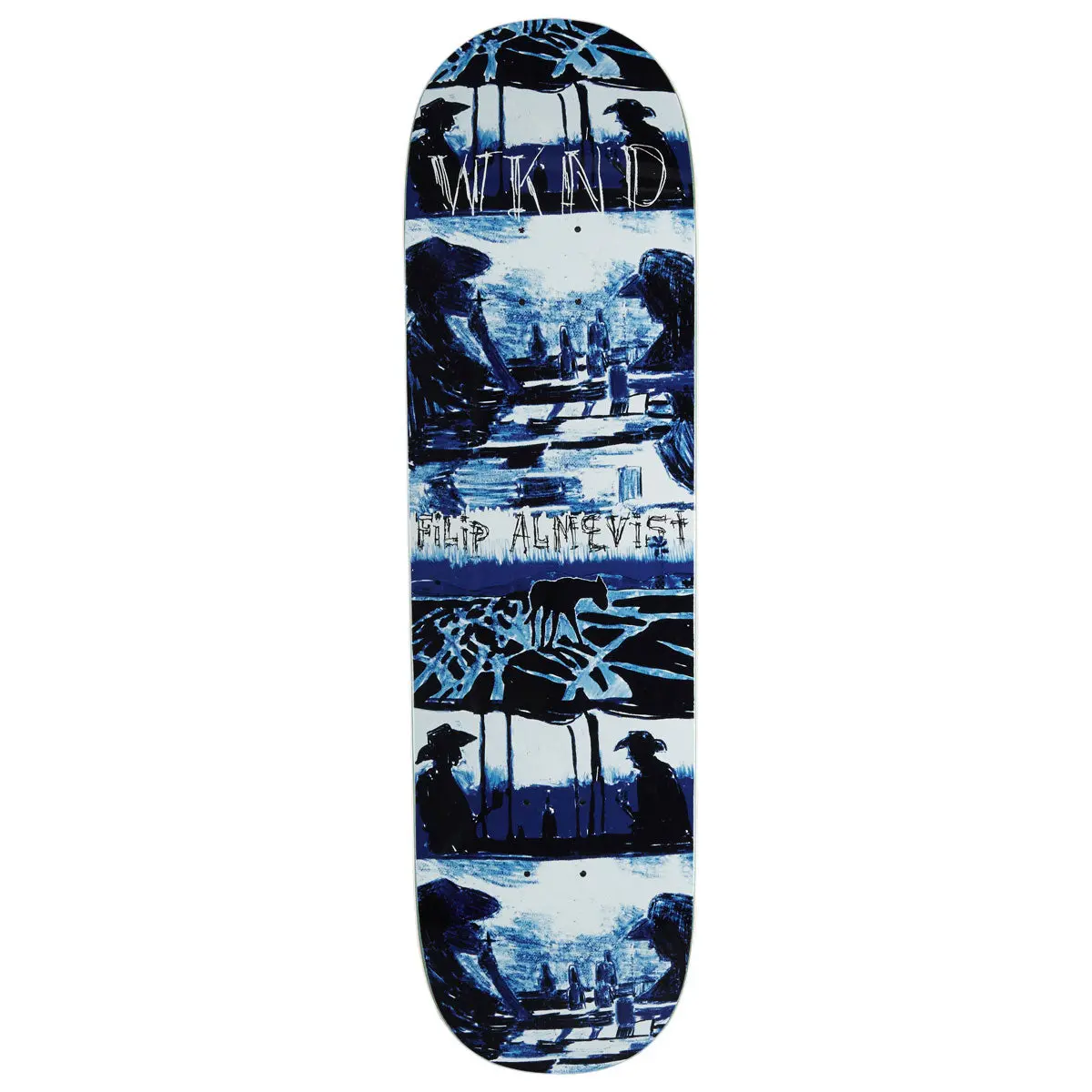 Wknd Jubb Filip Almqvist Sn Skateboard Deck - Blue - 8.60" 1