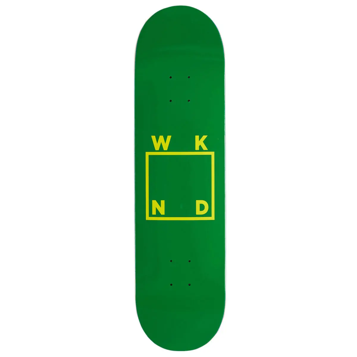 Wknd Logo Mc Skateboard Deck - Green - 8.25" 1