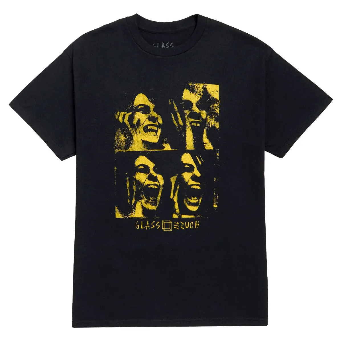 Glass House Possessed T-Shirt - Black/Yellow 1