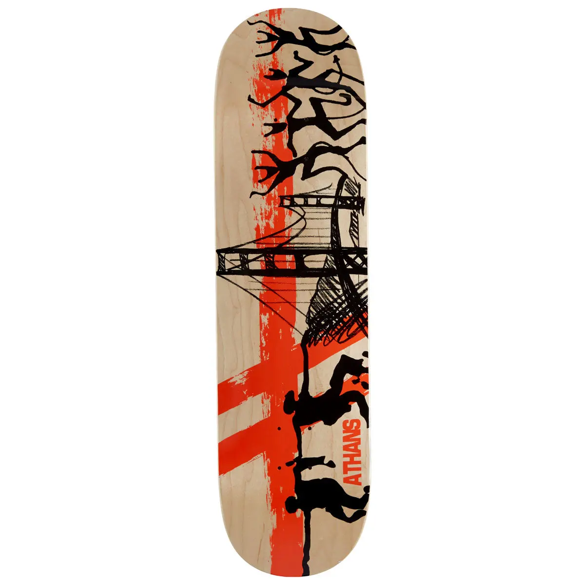 Deathwish Chris Athans Dance Skateboard Deck - 8.25" 1