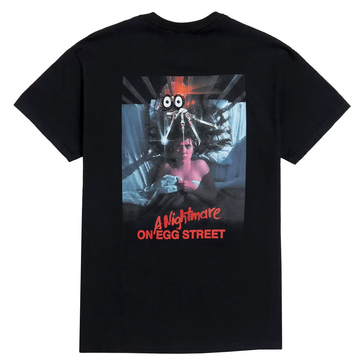 Heroin Nightmare On Egg Street T-Shirt - Black 1