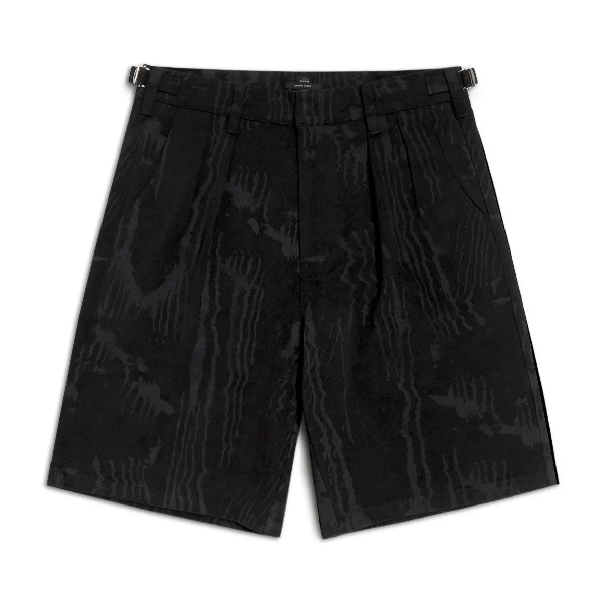 Ccs Amoir Libre Pleated Shorts - Black Distortion 1
