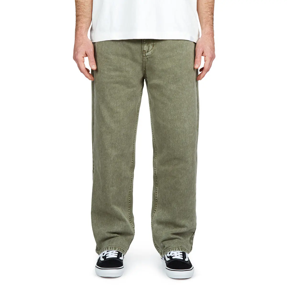 Ccs Original Relaxed Denim Jeans - Faded Olive 1