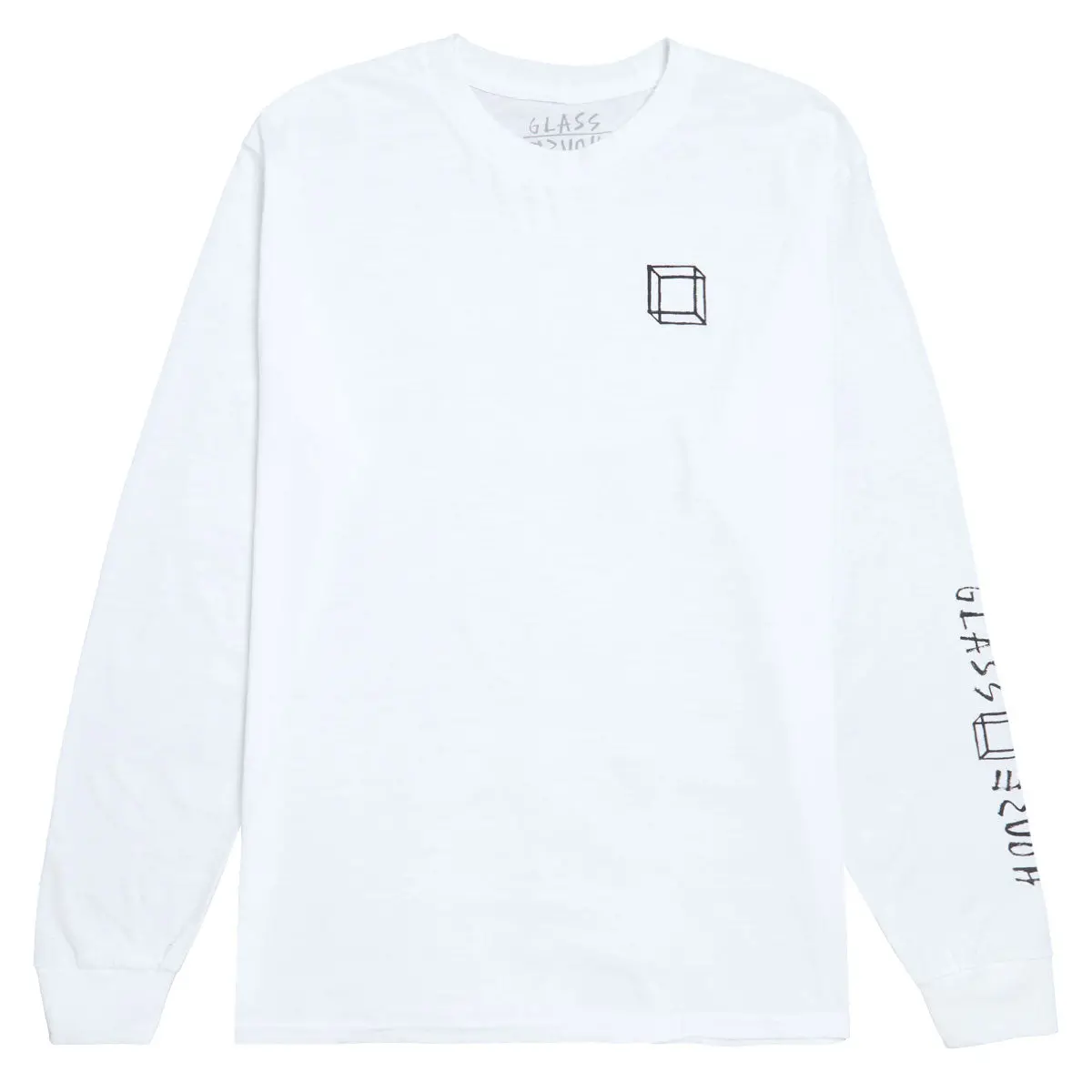 Glass House Memo Long Sleeve T-Shirt - White 1