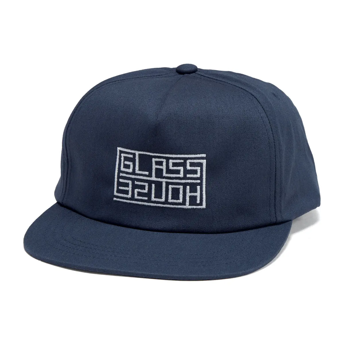 Glass House Maze Snapback Hat - Navy 1
