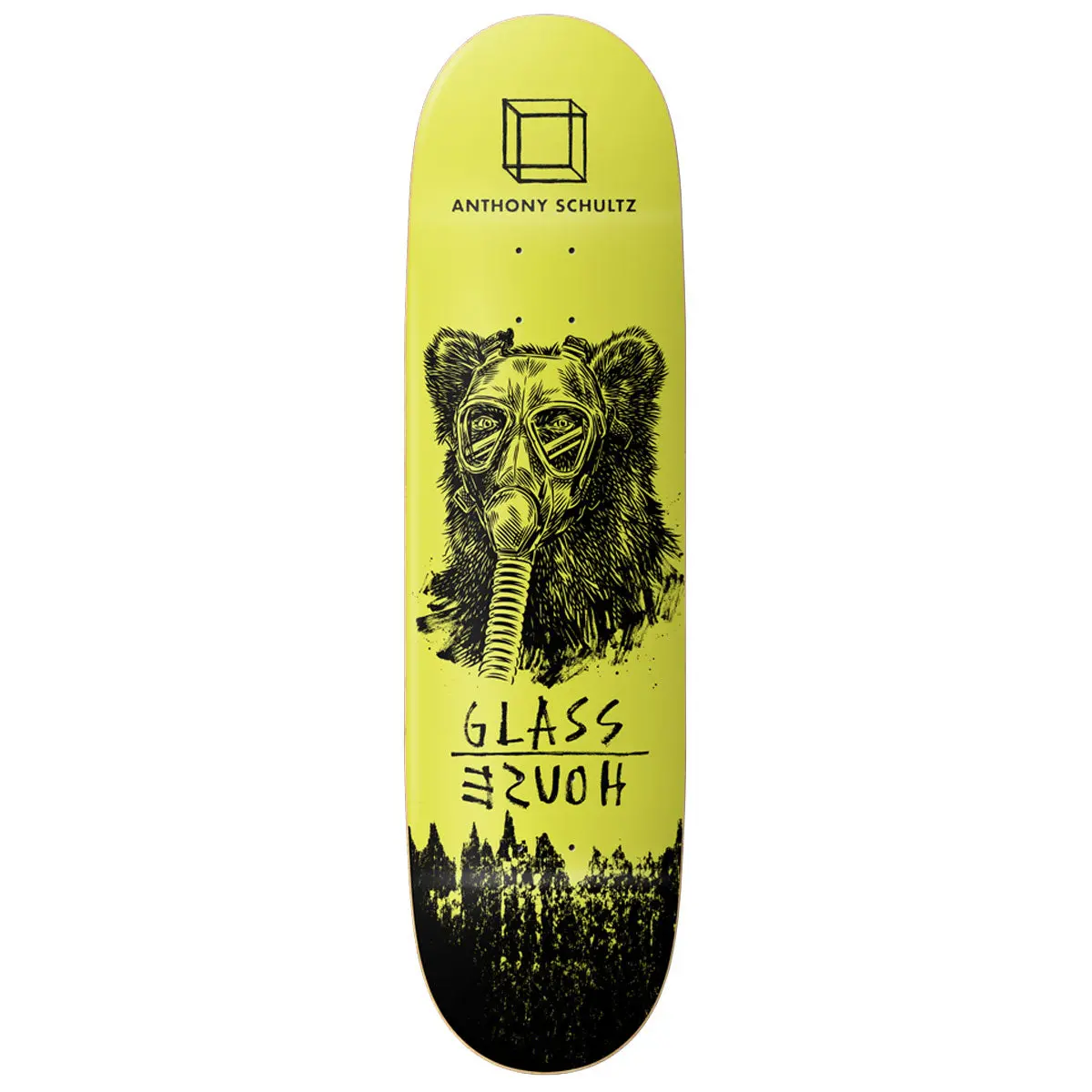 Glass House Schultz Adapt Skateboard Deck - 8.675" 1