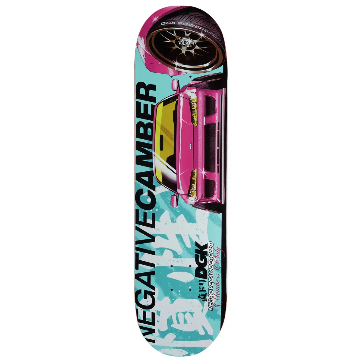 Dgk Camber Club Skateboard Deck - Blue - 8.06" 1