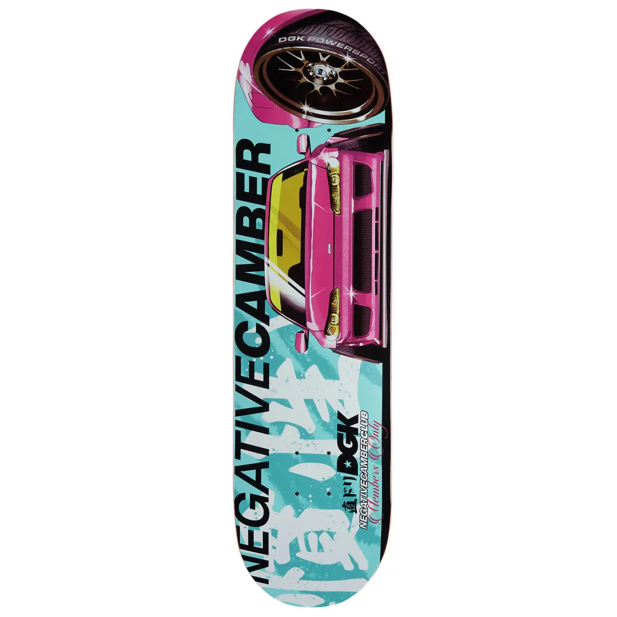 Dgk Camber Club Skateboard Deck - Blue - 8.25" 1