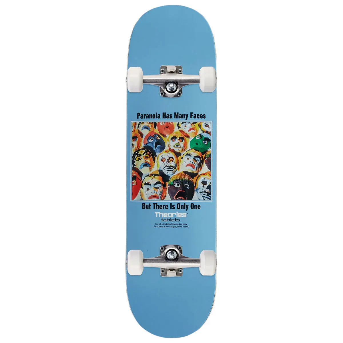 Theories Paranoia Skateboard Complete - 8.50" 1