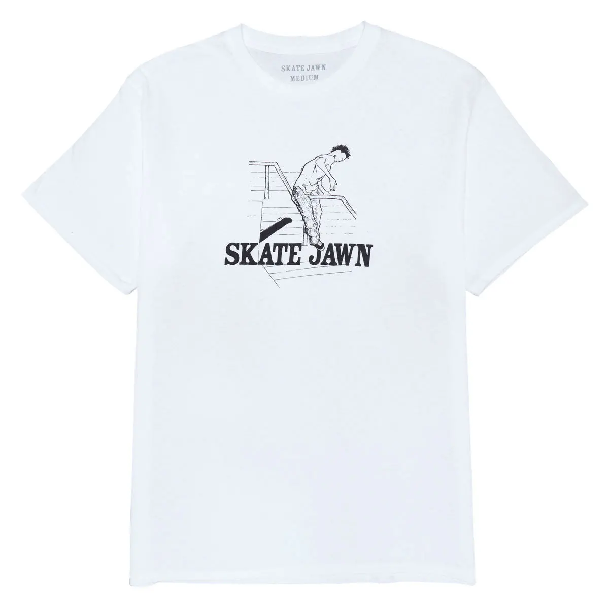 Skate Jawn Handrail T-Shirt - White 1
