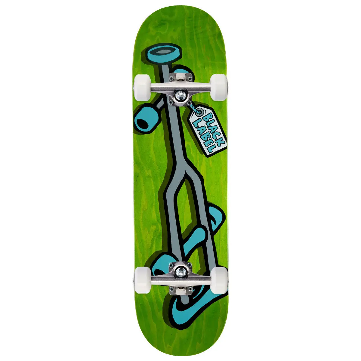 Black Label Crutch Skateboard Complete - 8.50" 1