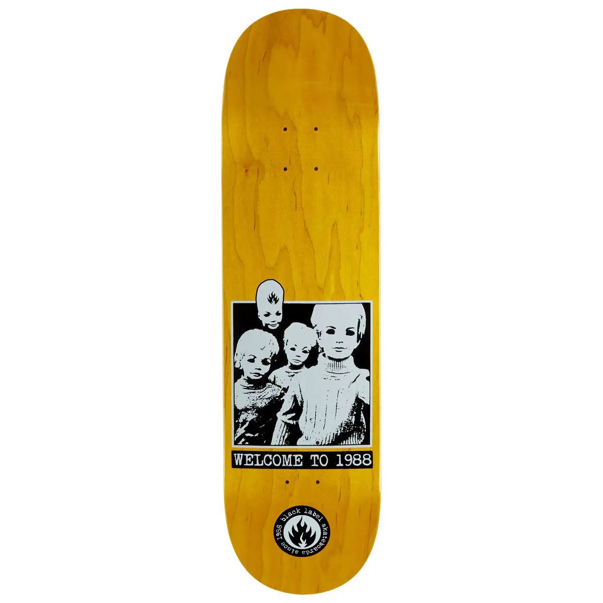 Black Label Welcome To 1988 Skateboard Deck - 8.50" 1