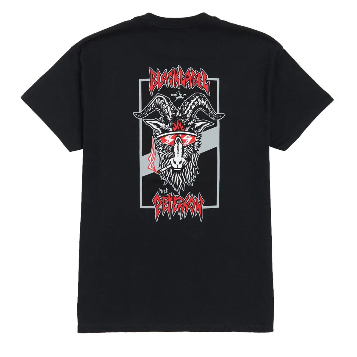 Black Label Nick Peterson Burnside Brew T-Shirt - Black 1