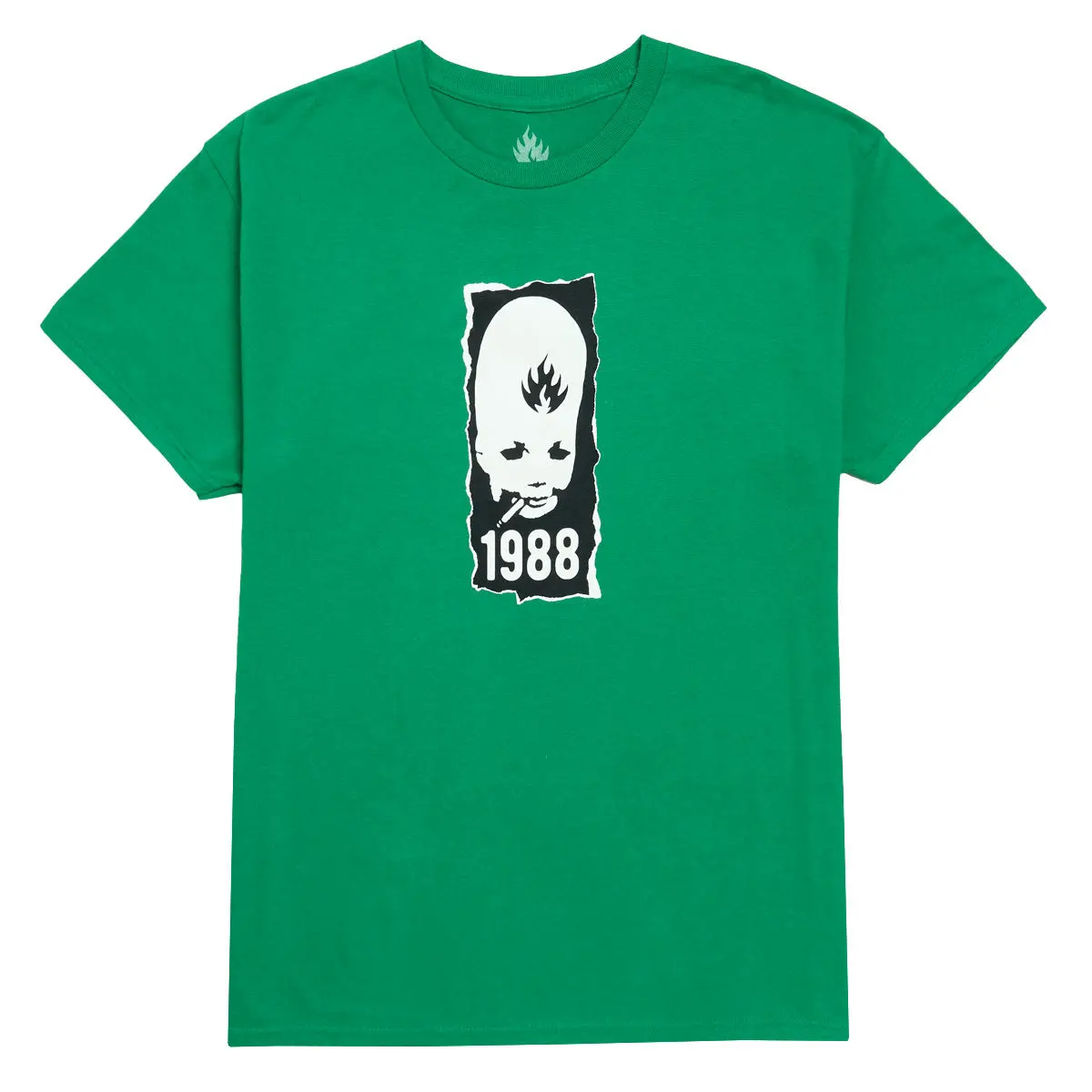 Black Label Thumbhead Torn T-Shirt - Green 1