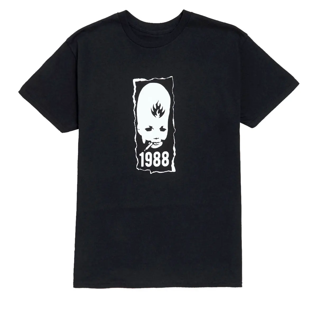 Black Label Thumbhead Torn T-Shirt - Black 1