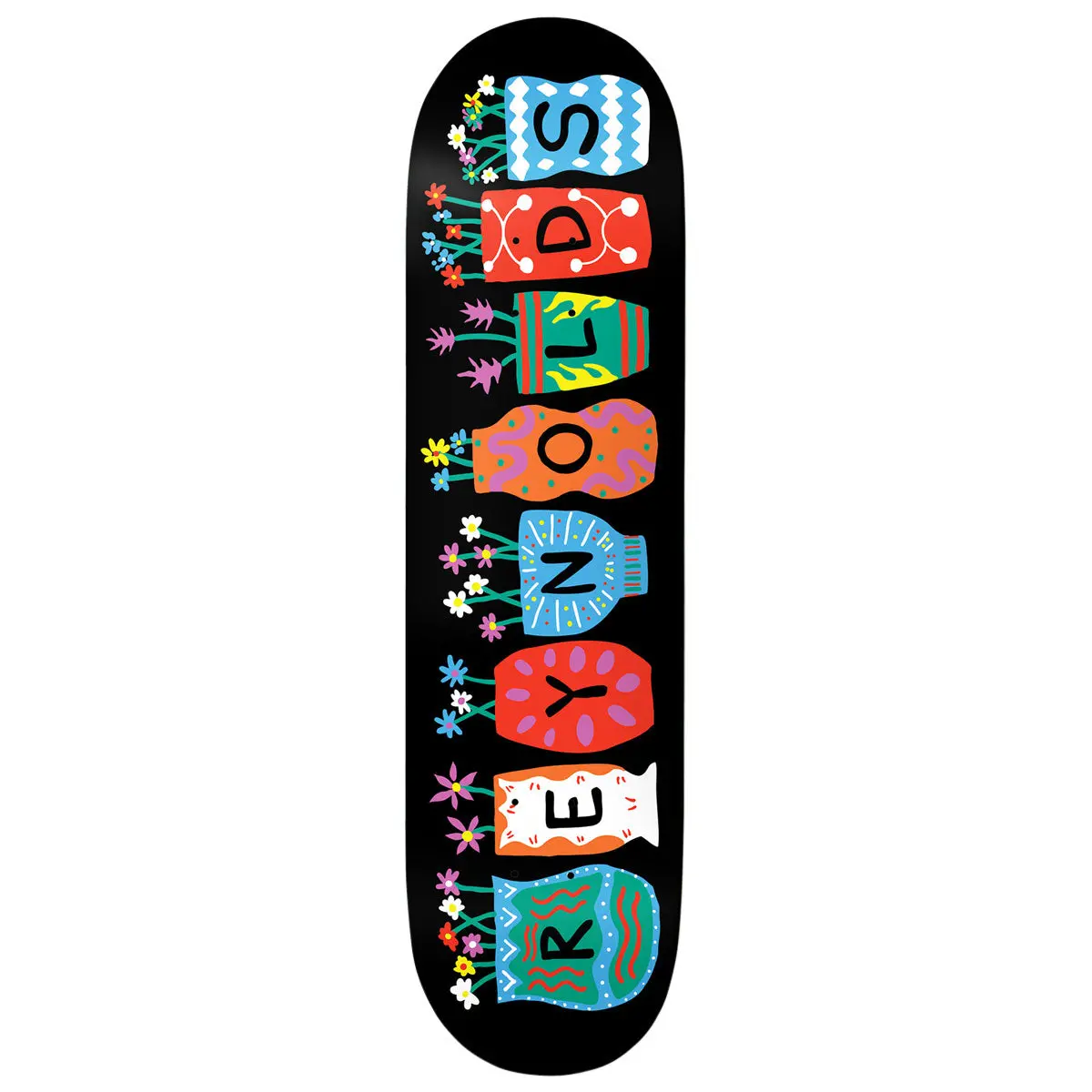 Baker Andrew Reynolds Pots & Flowers Skateboard Deck - 8.50" 1