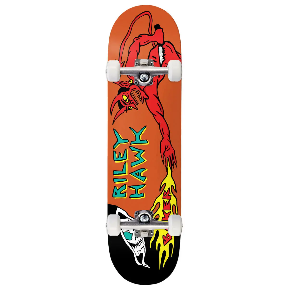 Baker Riley Hawk Evil Vs Evil Skateboard Complete - 8.50" 1