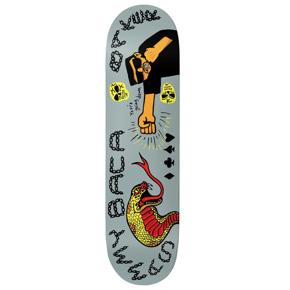 Baker Sammy Baca Going Down Skateboard Deck - 8.25" 1