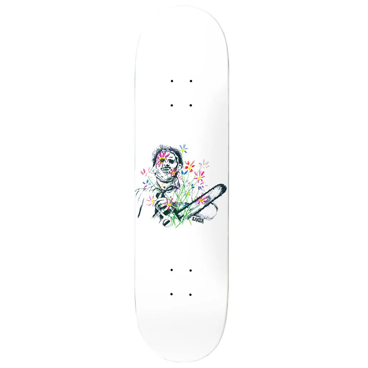 Baker Casper Brooker Texas Flowers Skateboard Deck - 8.50" 1