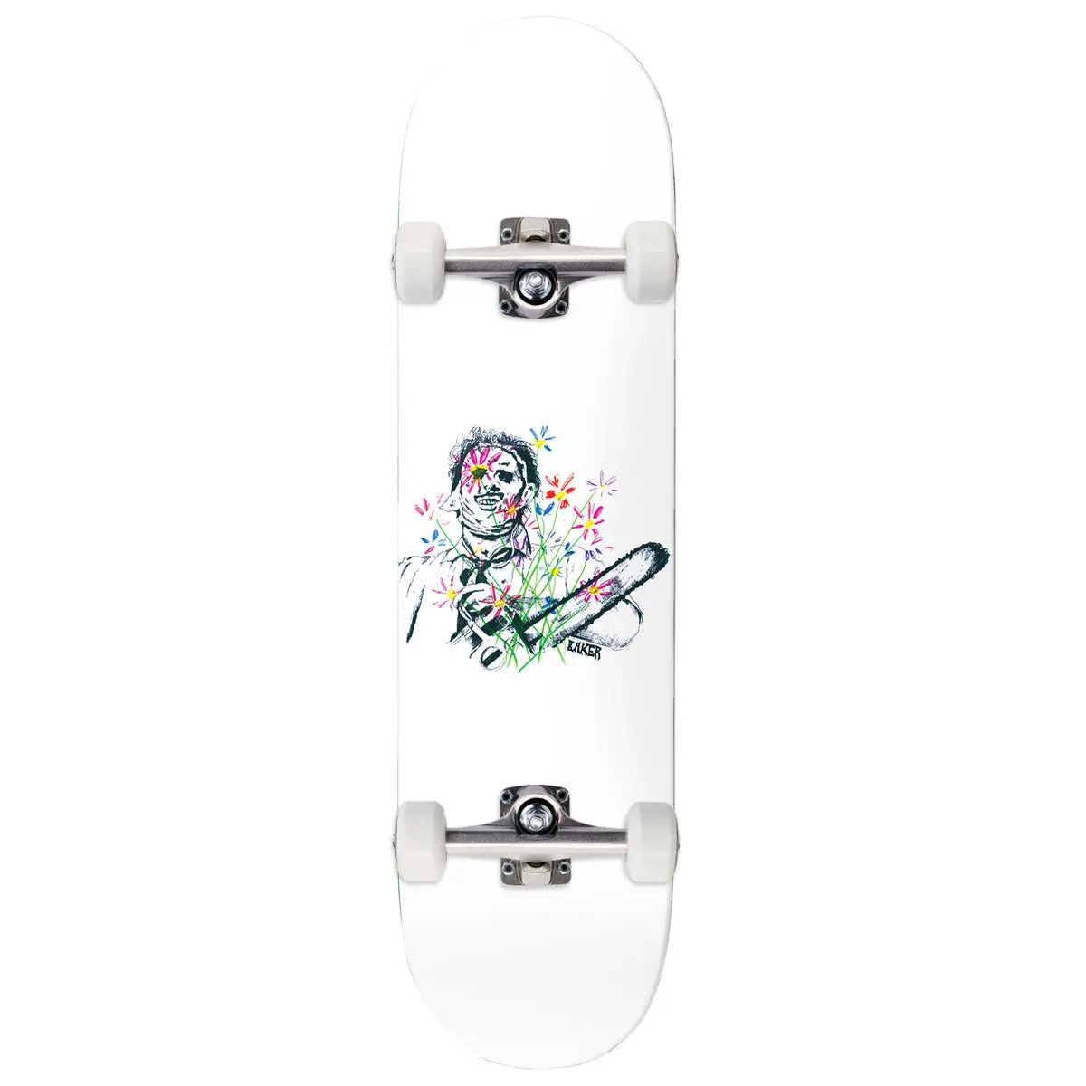 Baker Casper Brooker Texas Flowers Skateboard Complete - 8.50" 1