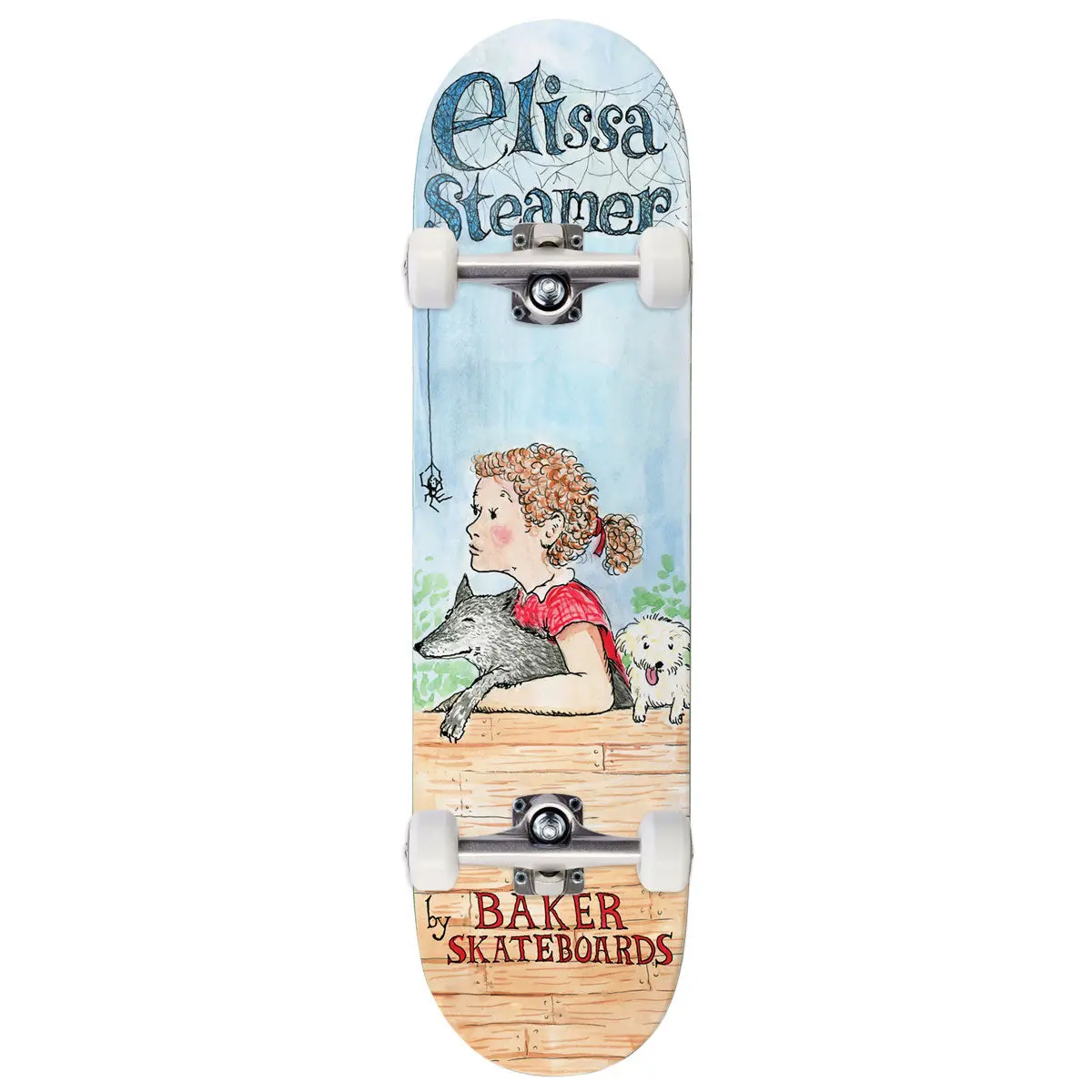 Baker Elissa Steamer Elissa's Web Skateboard Complete - 8.25" 1
