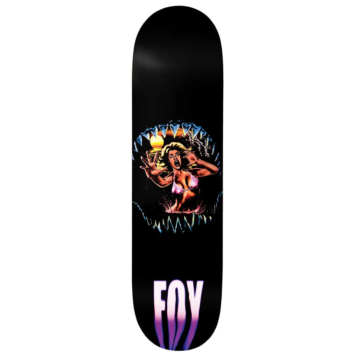 Deathwish Jamie Foy Jaws Skateboard Deck - 8.38" 1