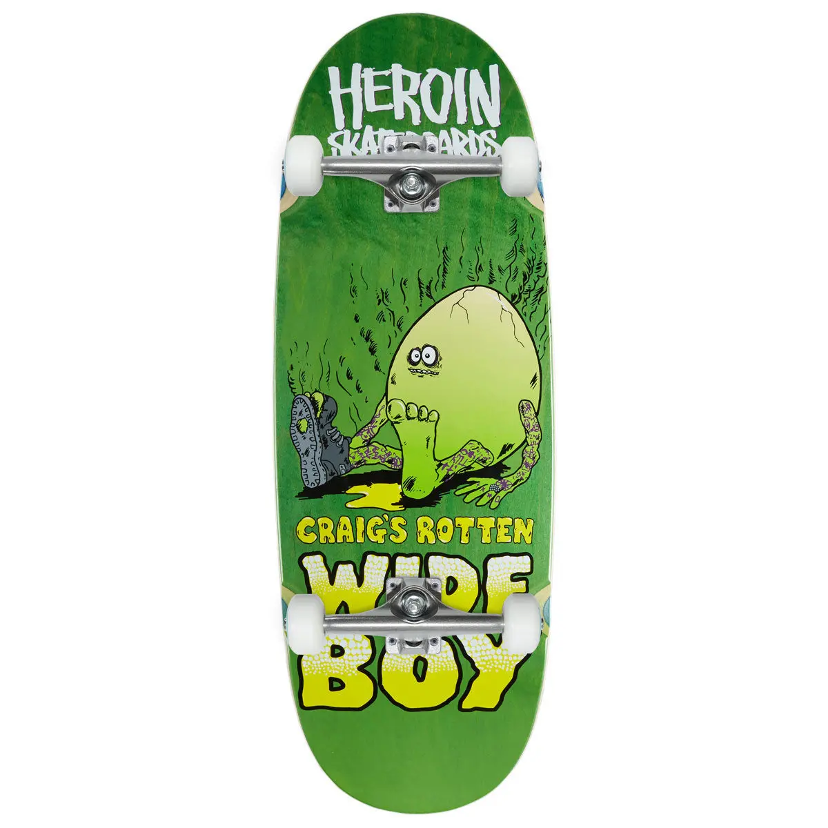 Heroin Craig Questions Rotten Wide Boy Skateboard Complete - 10.75" 1