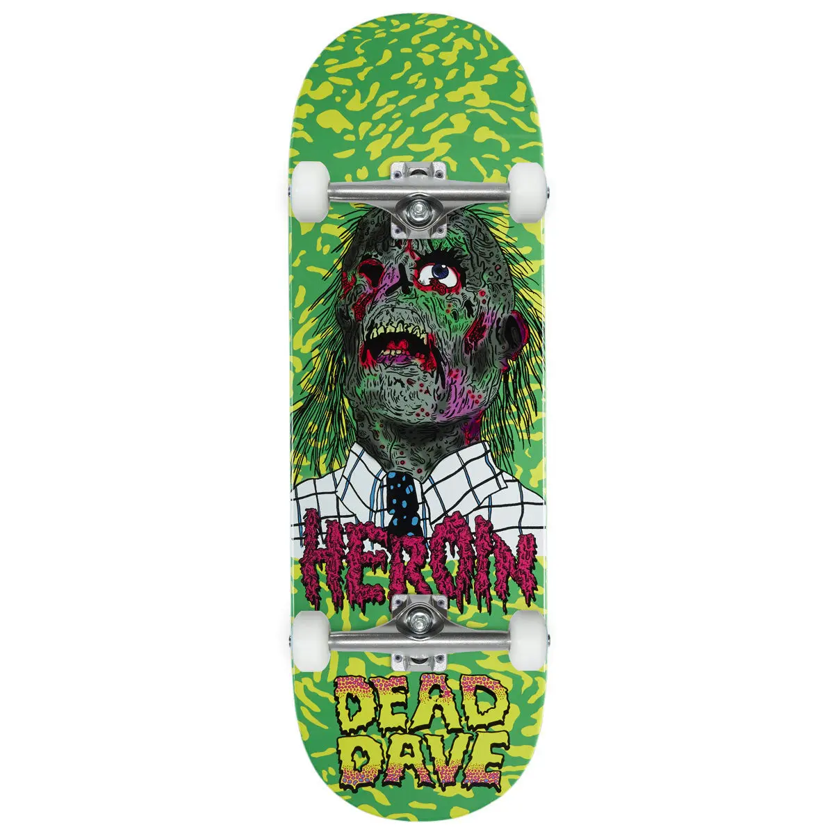 Heroin Dead Dave Dead Head Skateboard Complete - 10.00" 1