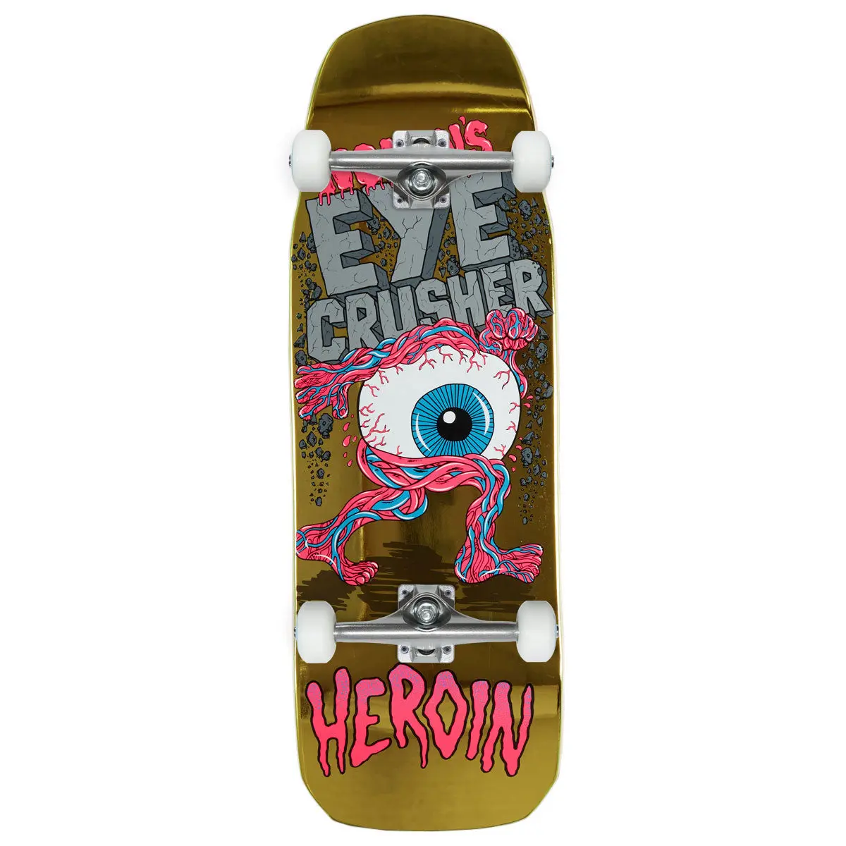Heroin Nolan Houghton Eye Crusher Skateboard Complete - 10.00" 1