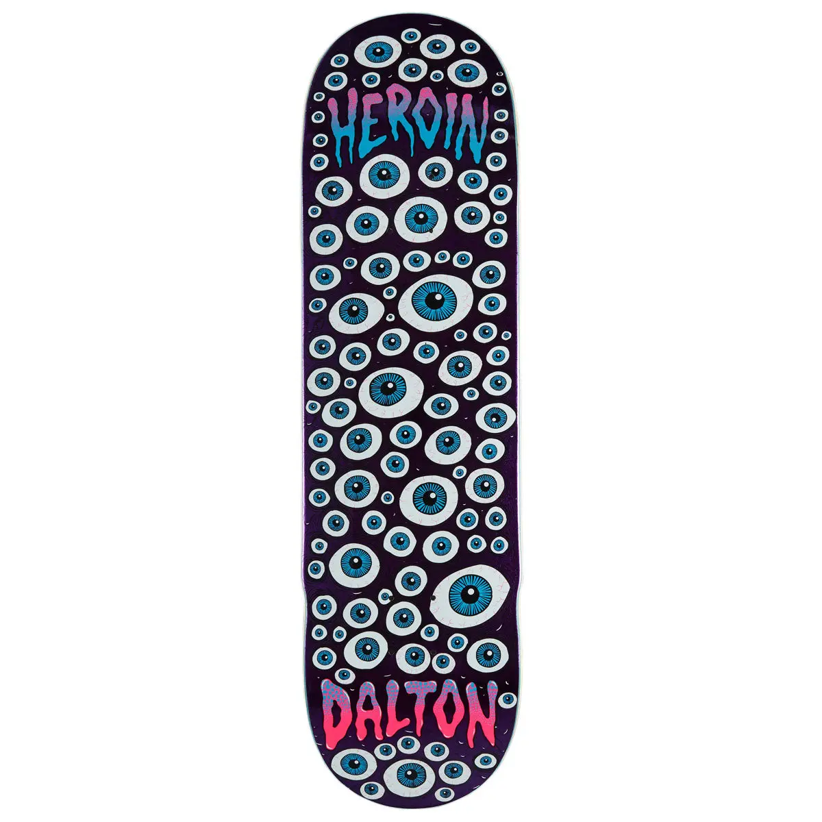 Heroin Dalton Dern Eyes Skateboard Deck - 8.625" 1