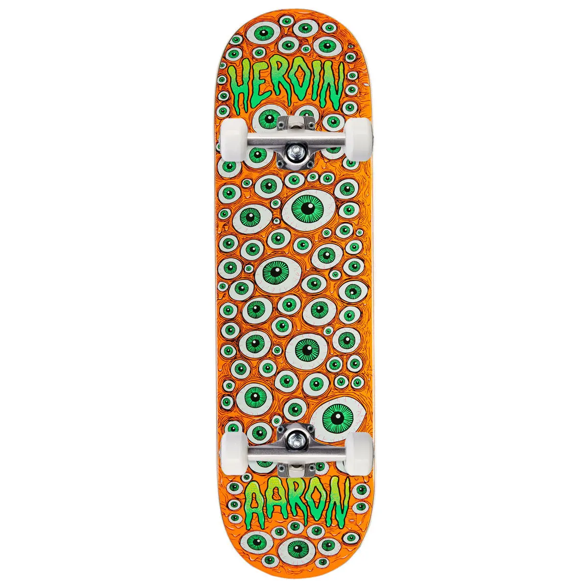 Heroin Aaron Wilson Eyes Skateboard Complete - 8.75" 1