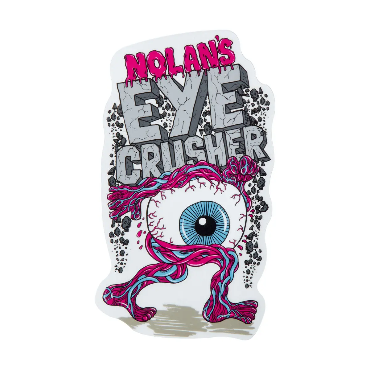 Heroin Nolan's Eye Crusher Sticker 1