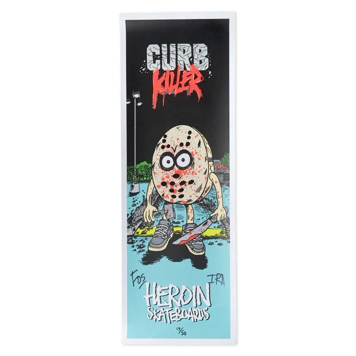 Pragmatic Prints X Heroin Curb Killer Print - Blue 1