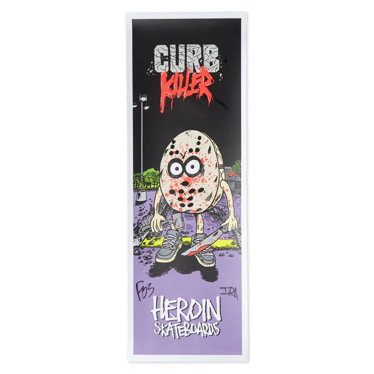 Pragmatic Prints X Heroin Curb Killer Print - Purple 1