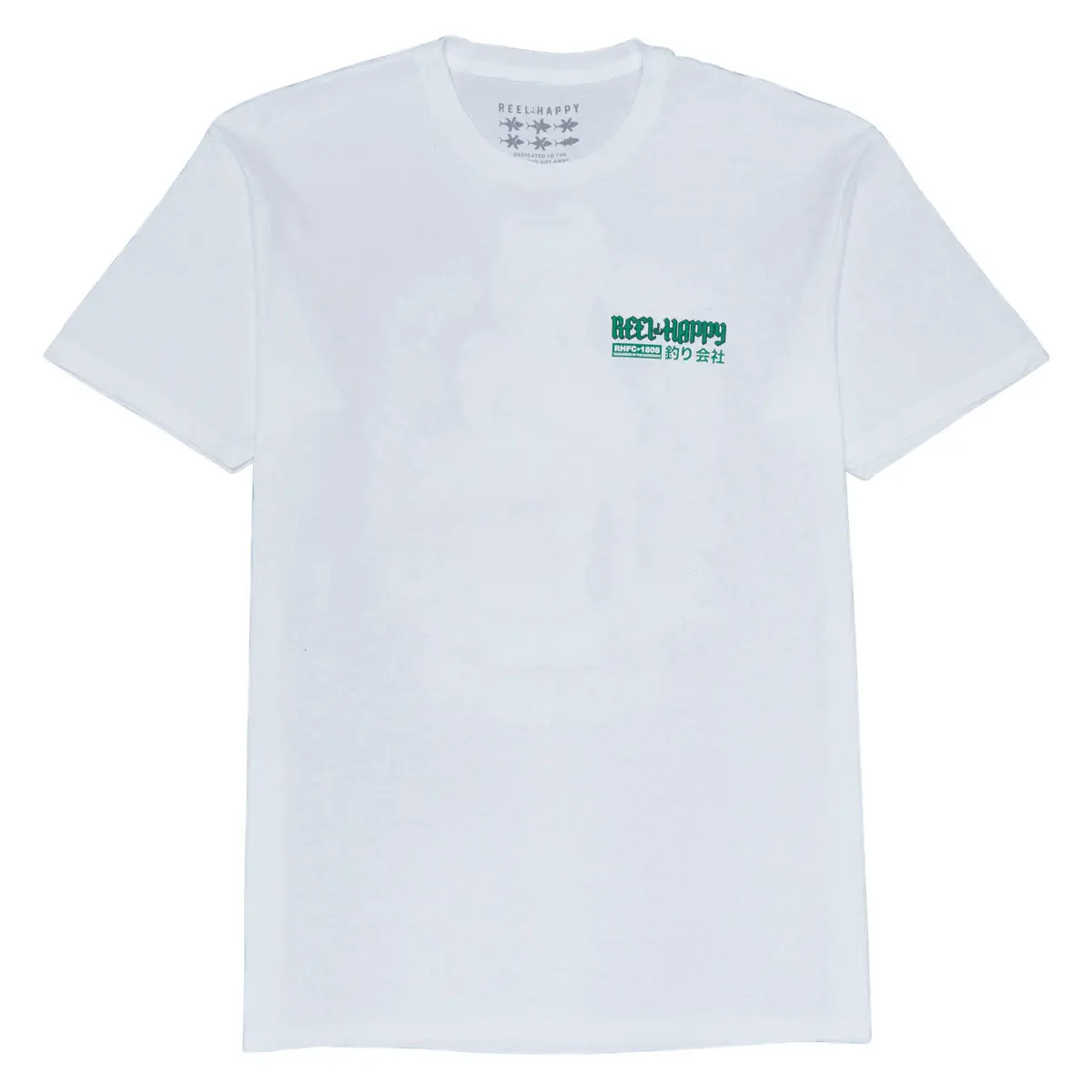Reel Happy Goldie T-Shirt - White 2