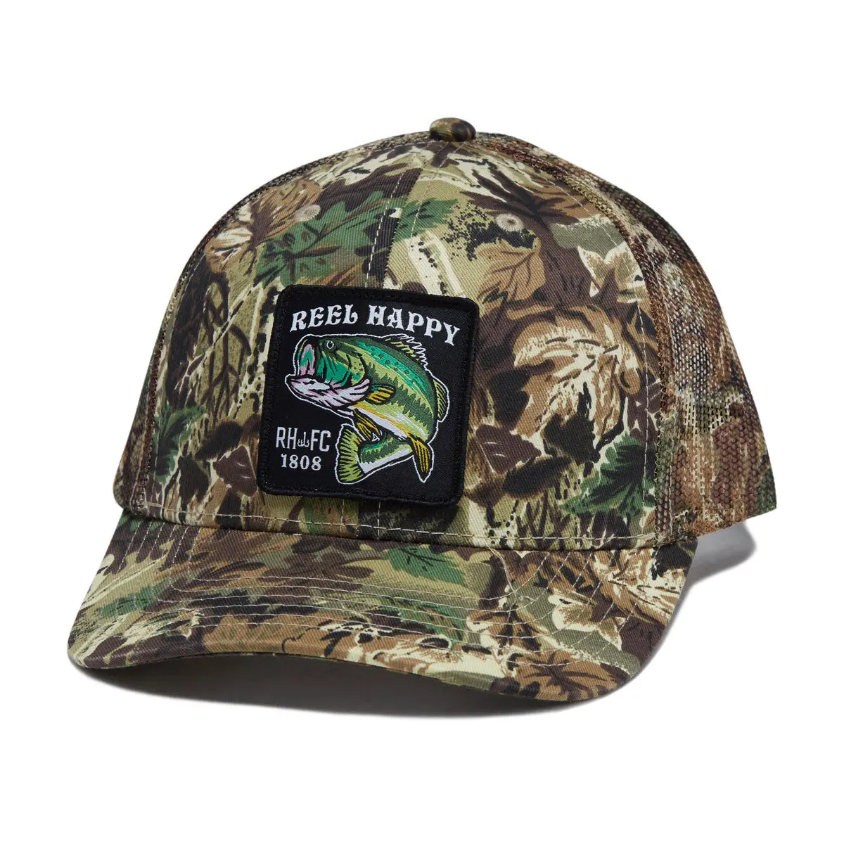 Reel Happy Large Marge Trucker Hat - Camo 2026 1