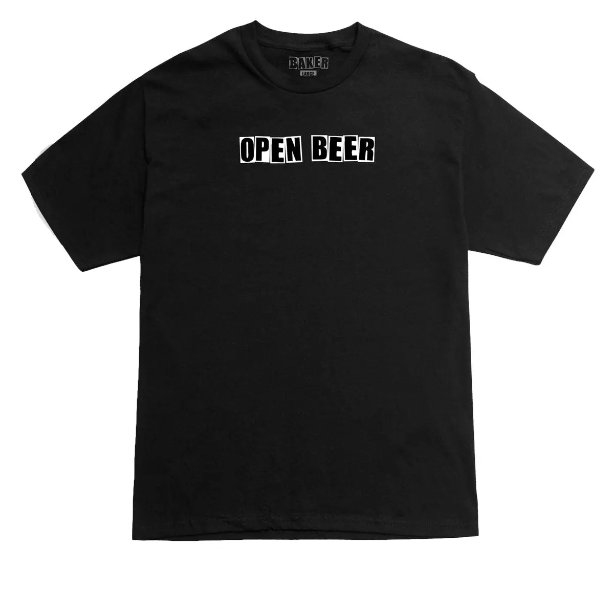 Baker Open T-Shirt - Black 1