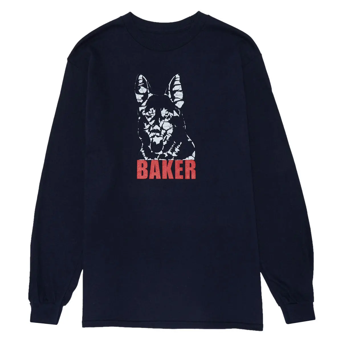 Baker Bad Dawg Long Sleeve T-Shirt - Navy 1
