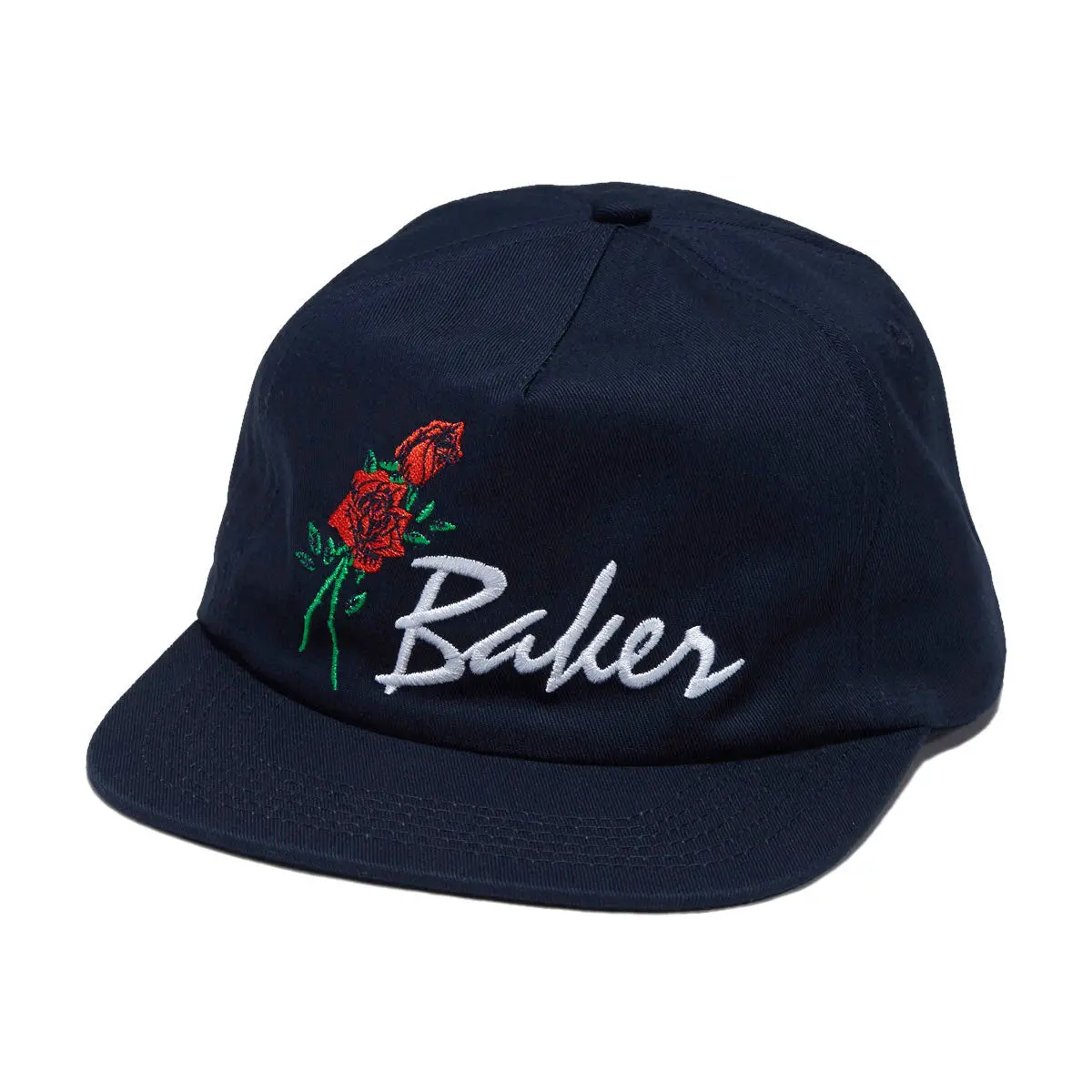 Baker Roses Snapback Hat - Navy 1