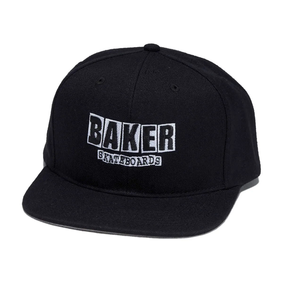 Baker Classic Logo Snapback Hat - Black 1