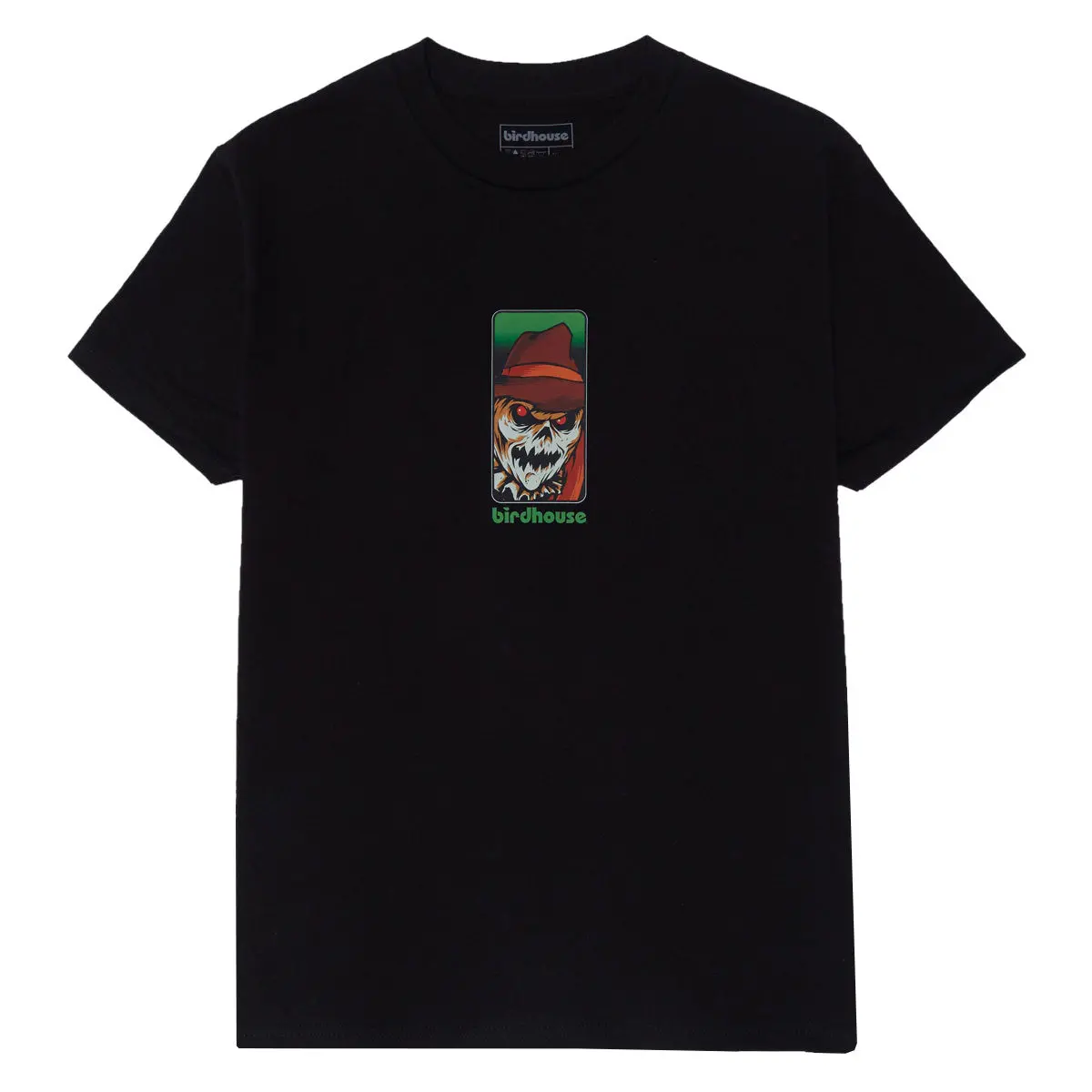 Birdhouse Scarecrow T-Shirt - Black 1