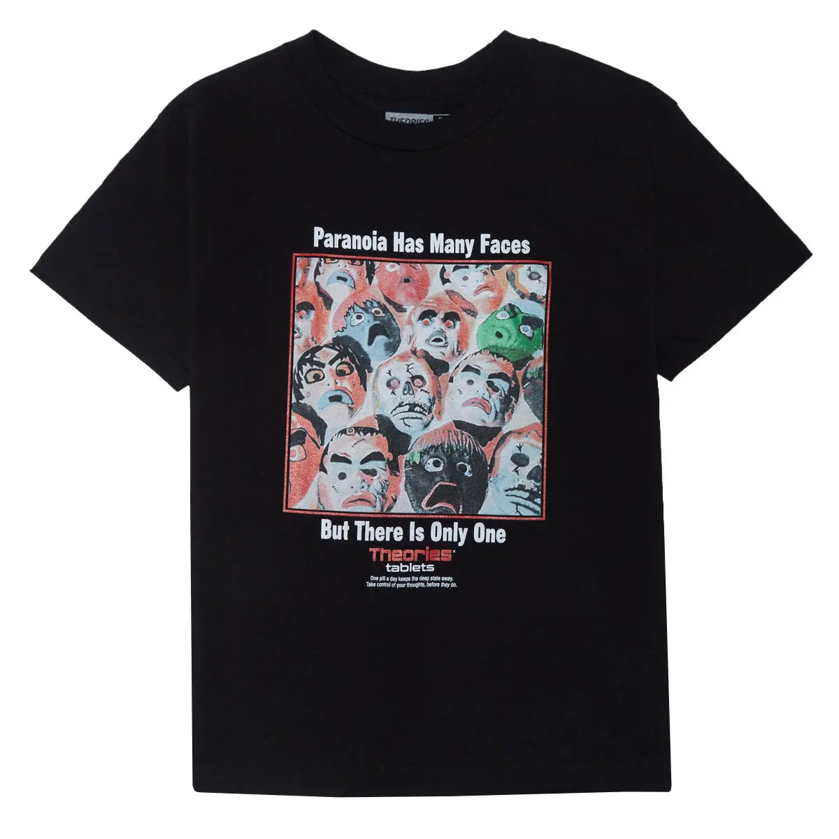 Theories Paranoia T-Shirt - Black 1