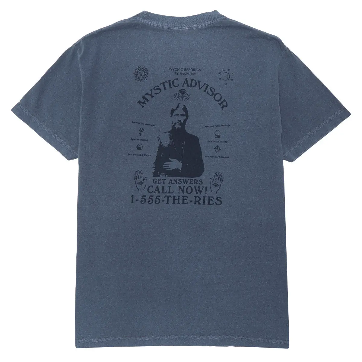 Theories Mystic Advisor T-Shirt - Washed Navy 1