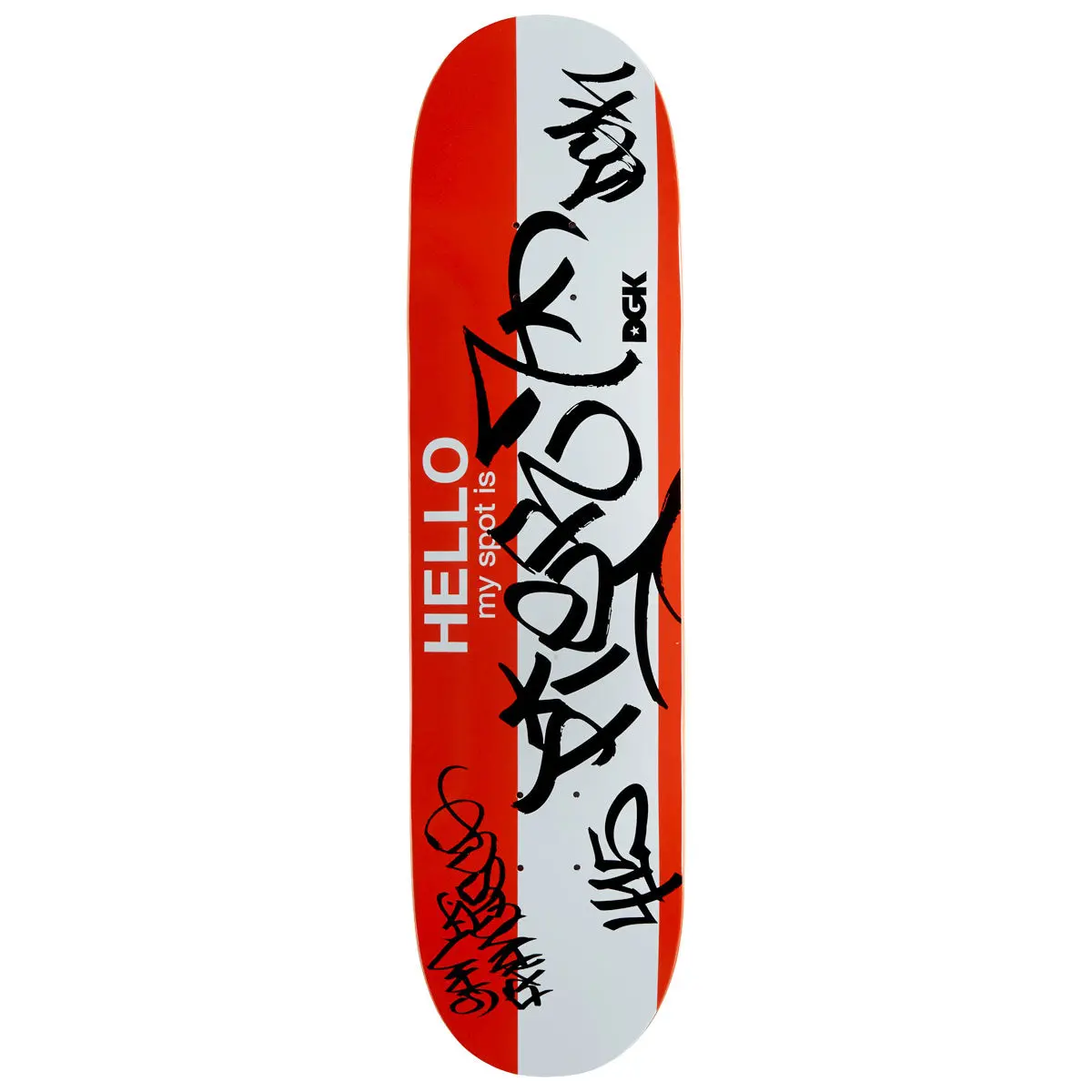 Dgk My Spot Is Pier 7 Skateboard Deck - 8.38" 1