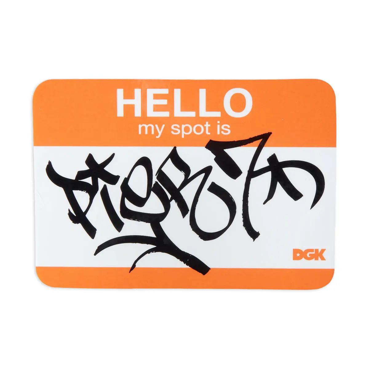 Dgk My Spot Is Pier 7 Sticker 1